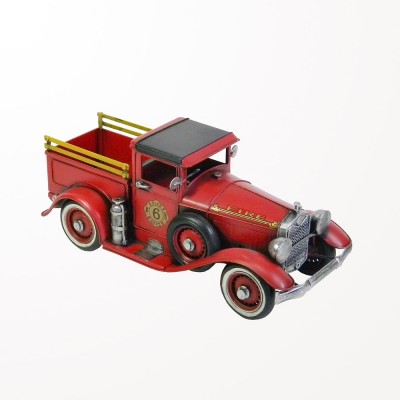 Camion de pompiers rouge n°6 