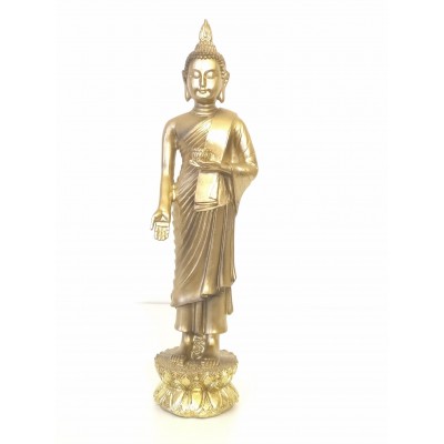 Bouddha thaï debout offrande or