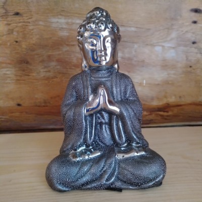 Bouddha thai prieur stainless et gris