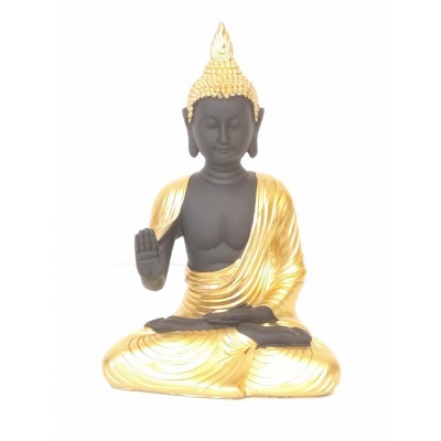 Bouddha thailandais noir or protection