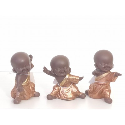 Ensemble de 3 moines bébés kung fu