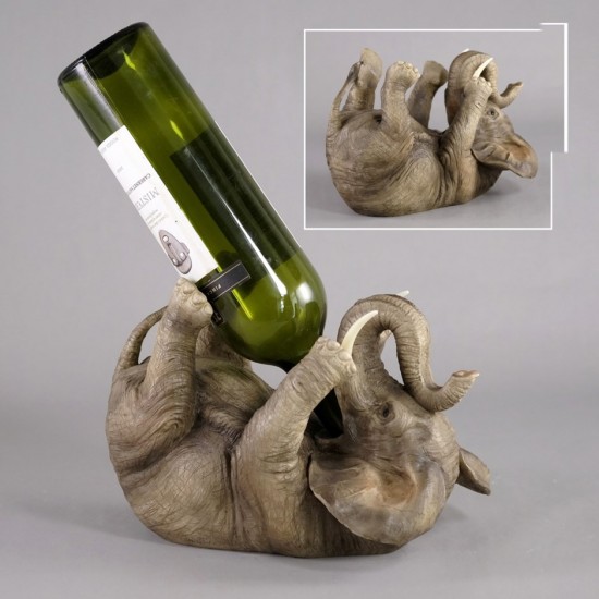 Porte-bouteille de vin éléphant
